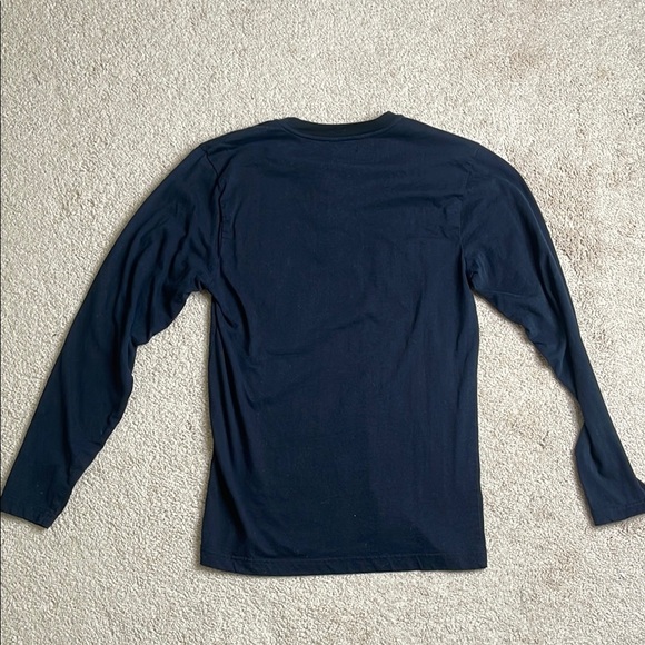 Joe Boxer Blue Long Sleeve Henley Tee - Picture 3 of 3
